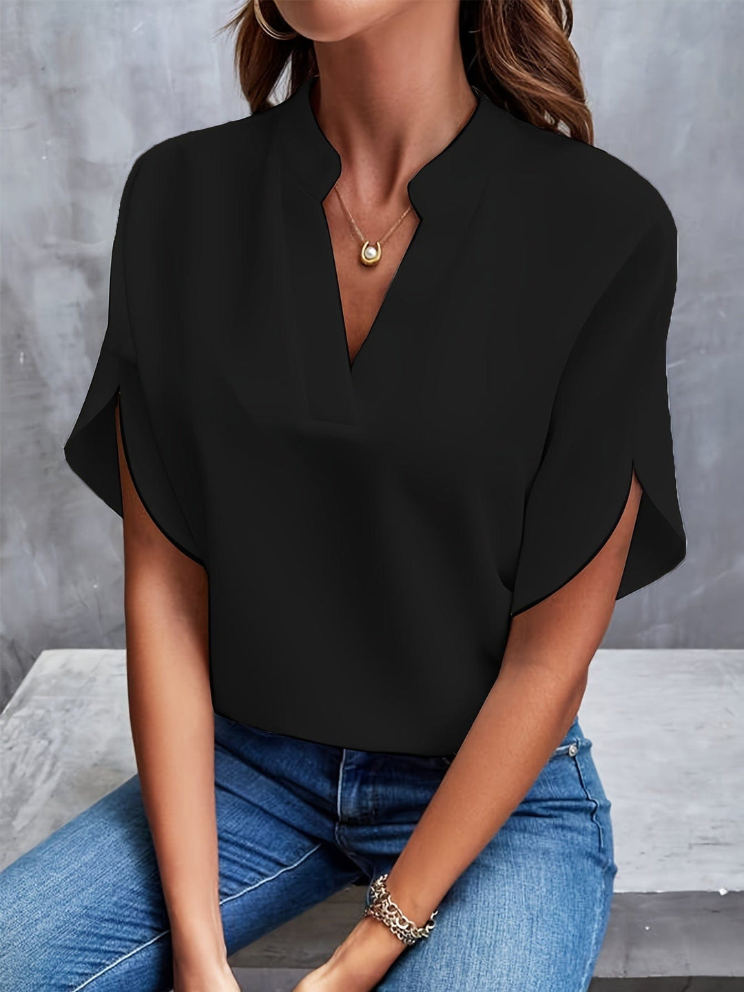 Lorena | Draped Blouse