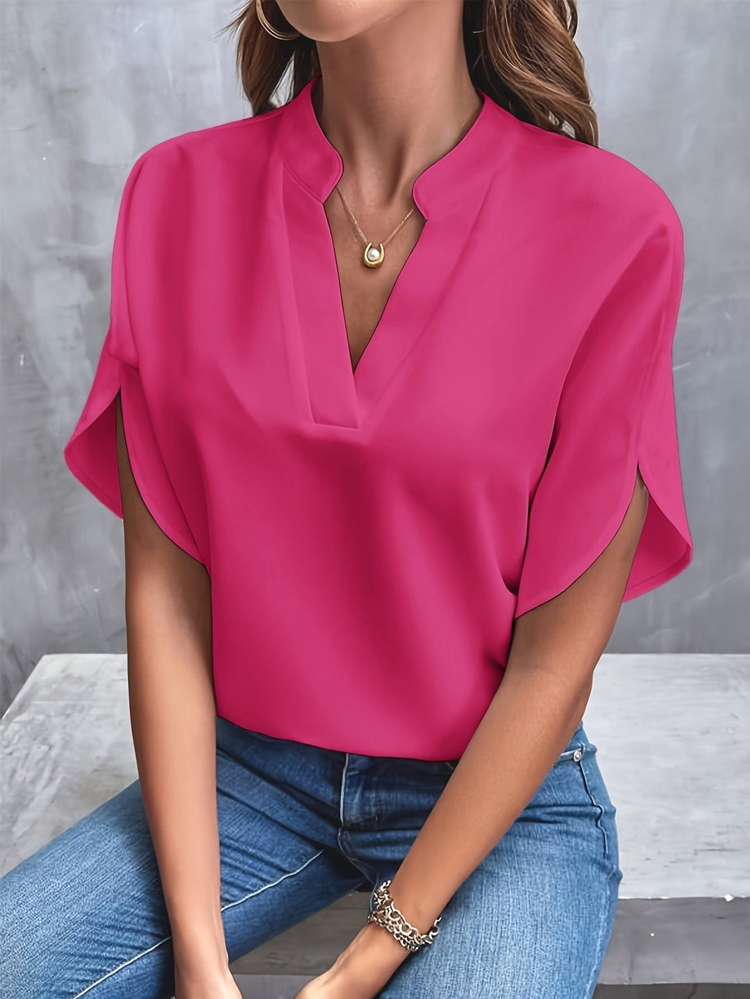 Lorena | Draped Blouse